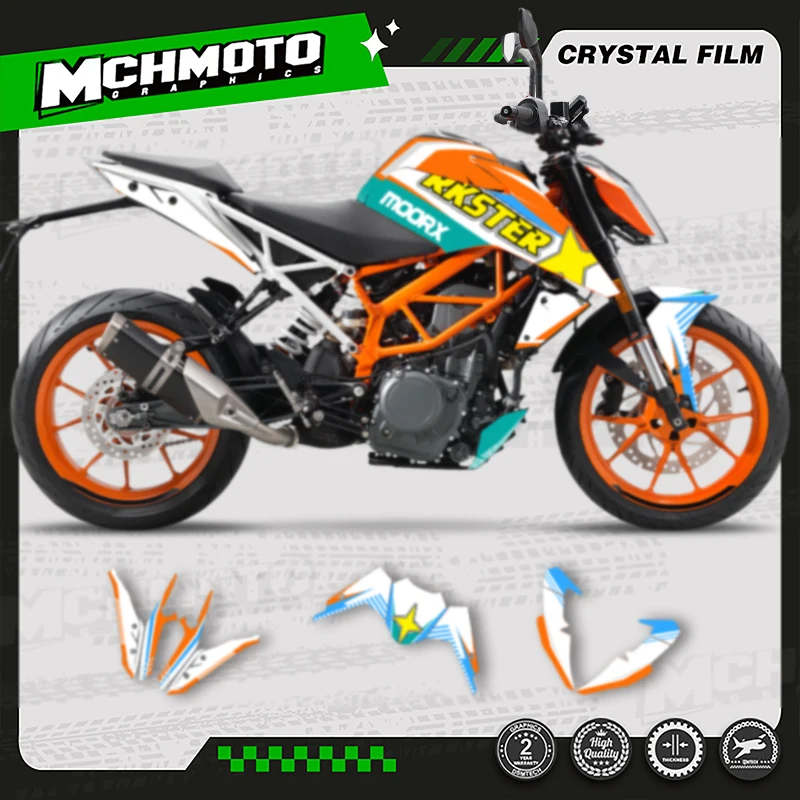 MCHMFG Motorcycle Graphics Fairing Background Decals Stickers Kits For KTM 2017 2018 2019 2020 Duke 125 390
MCHMFG Motorcycle Graphics Fairing Background Decals Stickers Kits For KTM 2017 2018 2019 2020 Duke 125 390