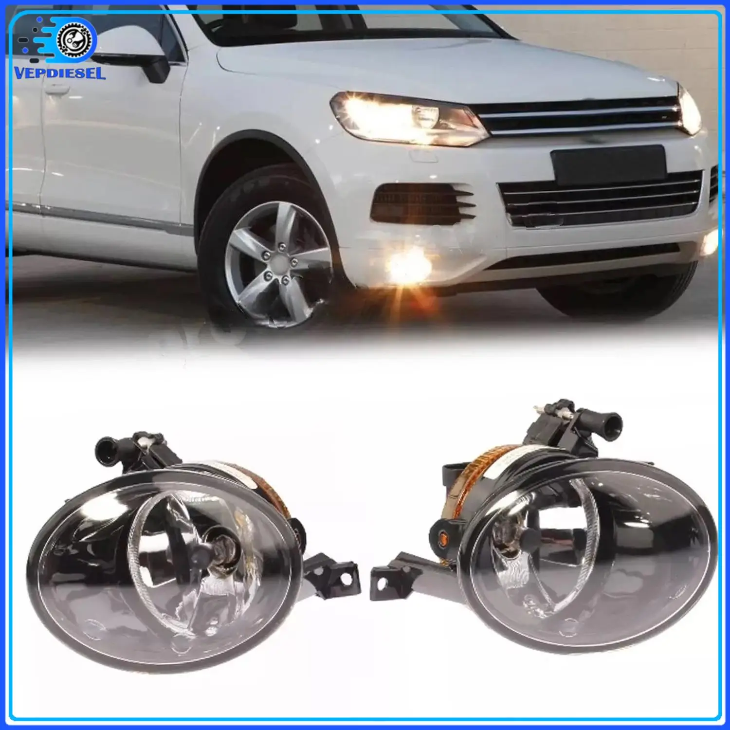 2Pcs New Fog Lamp Light Halogen Bulb 7P6941699 7P6941700 For VW Touareg 2010-2014 Car Accessories
2Pcs New Fog Lamp Light Halogen Bulb 7P6941699 7P6941700 For VW Touareg 2010-2014 Car Accessories