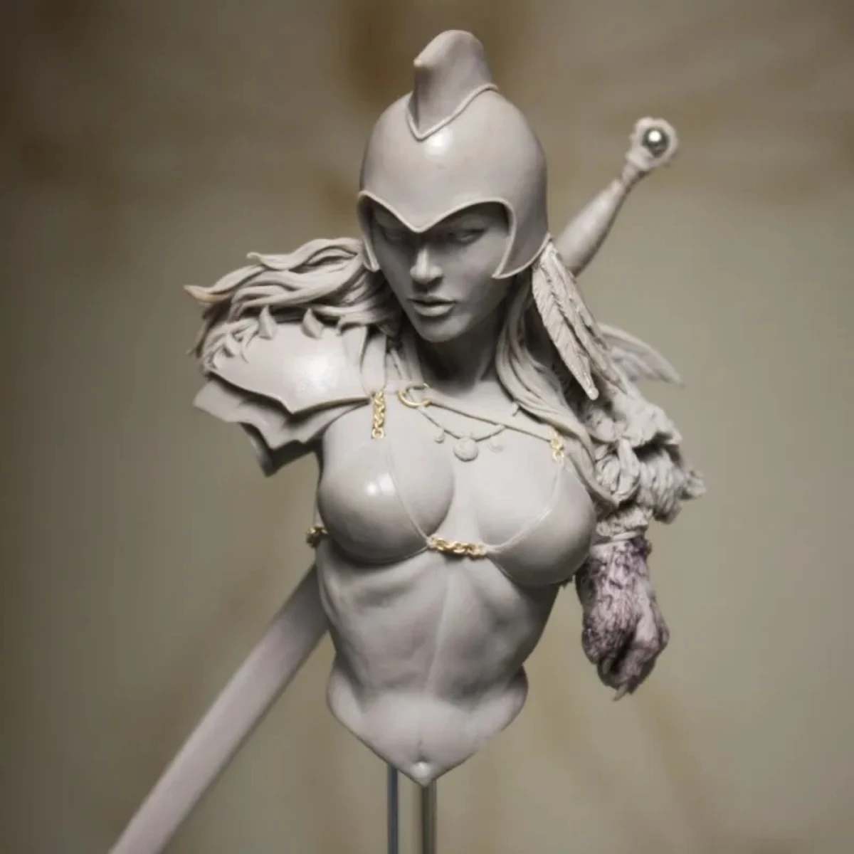 1/10 resin soldier model GK half figure - fantasy theme - unassembled and unpainted DIY kit 734X
1/10 resin soldier model GK half figure - fantasy theme - unassembled and unpainted DIY kit 734X
