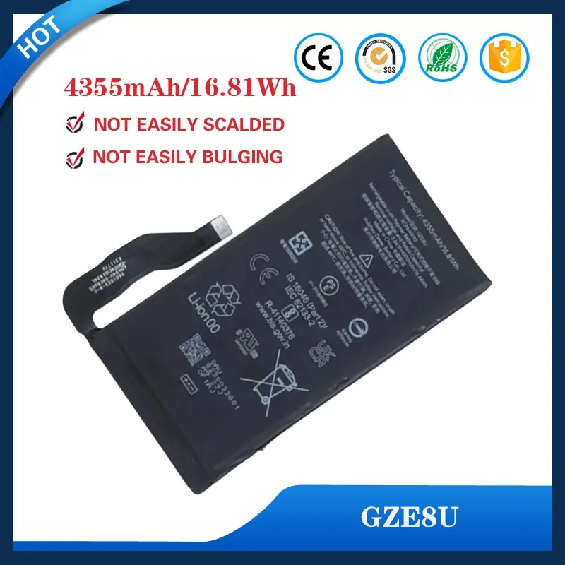 Original Battery For GOOGLE 2 2B PIXEL 3 3XL 4XL Pixel 4 4A 5A 5 5G Pixel 7A 7 Pro 8 Pro 9 Pro Batteries
Original Battery For GOOGLE 2 2B PIXEL 3 3XL 4XL Pixel 4 4A 5A 5 5G Pixel 7A 7 Pro 8 Pro 9 Pro Batteries