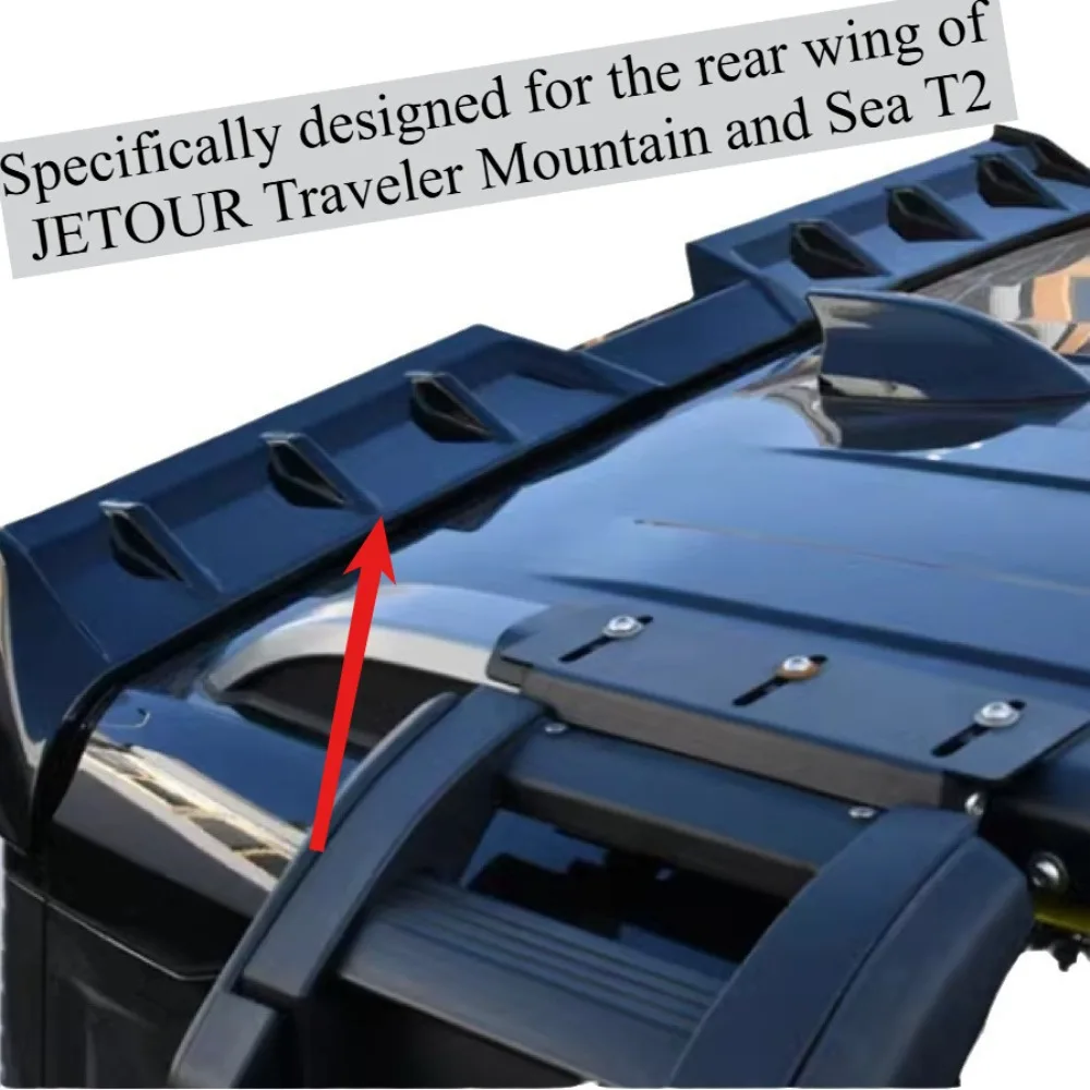 Roof Spoiler Wing for Jetour Traveller Shanhai T2 Rear Trunk Lid Aerodynamic Carbon Fiber Look Accessory T-X Platform Upgrade
Roof Spoiler Wing for Jetour Traveller Shanhai T2 Rear Trunk Lid Aerodynamic Carbon Fiber Look Accessory T-X Platform Upgrade