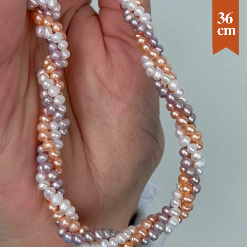 3-3.5mm Natural Freshwater Small Pearl Beads Round 100% Pearl Loose Spacer Beaded for Making DIY Jewerly Necklace Bracelet 36cm
3-3.5mm Natural Freshwater Small Pearl Beads Round 100% Pearl Loose Spacer Beaded for Making DIY Jewerly Necklace Bracelet 36cm
