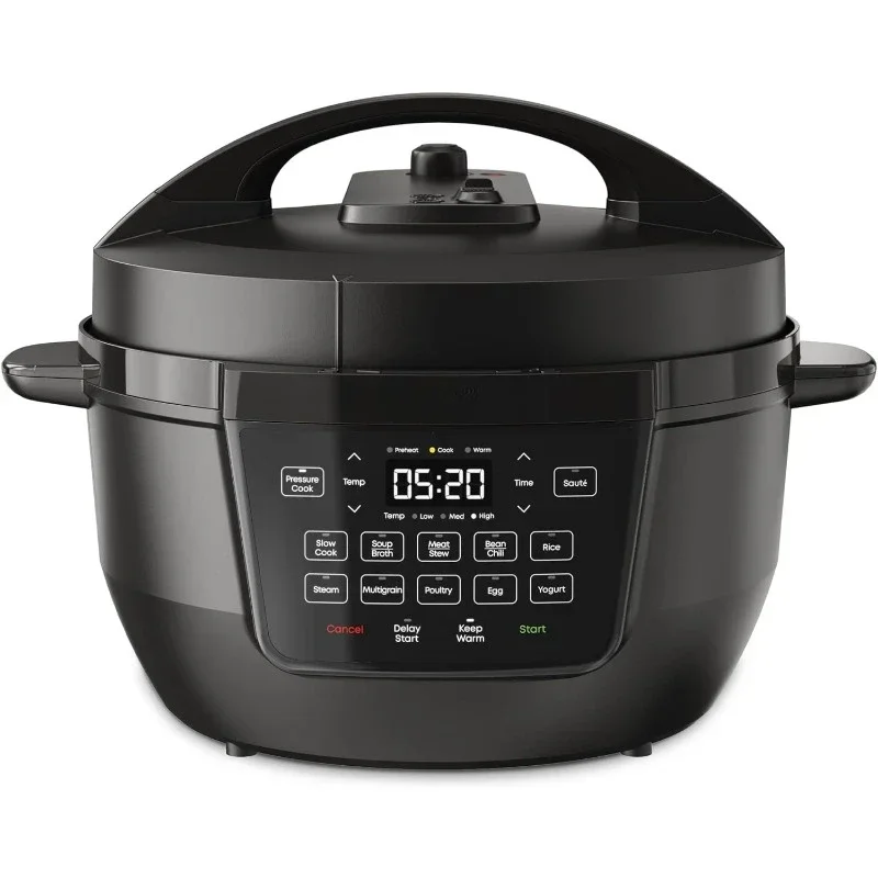 Quarts, Large Searing Base, WhisperQuiet Steam Release, 7-in-1 Electric Multi-Cooker, Pressure Cooker
Quarts, Large Searing Base, WhisperQuiet Steam Release, 7-in-1 Electric Multi-Cooker, Pressure Cooker
