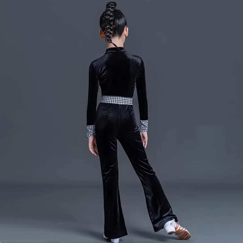 Latin Dance Practice Dancewear Kids Girls High Waisted Flared Pants for Children Shawl Bodysuit and Trousers Dancewear Costume
Latin Dance Practice Dancewear Kids Girls High Waisted Flared Pants for Children Shawl Bodysuit and Trousers Dancewear Costume