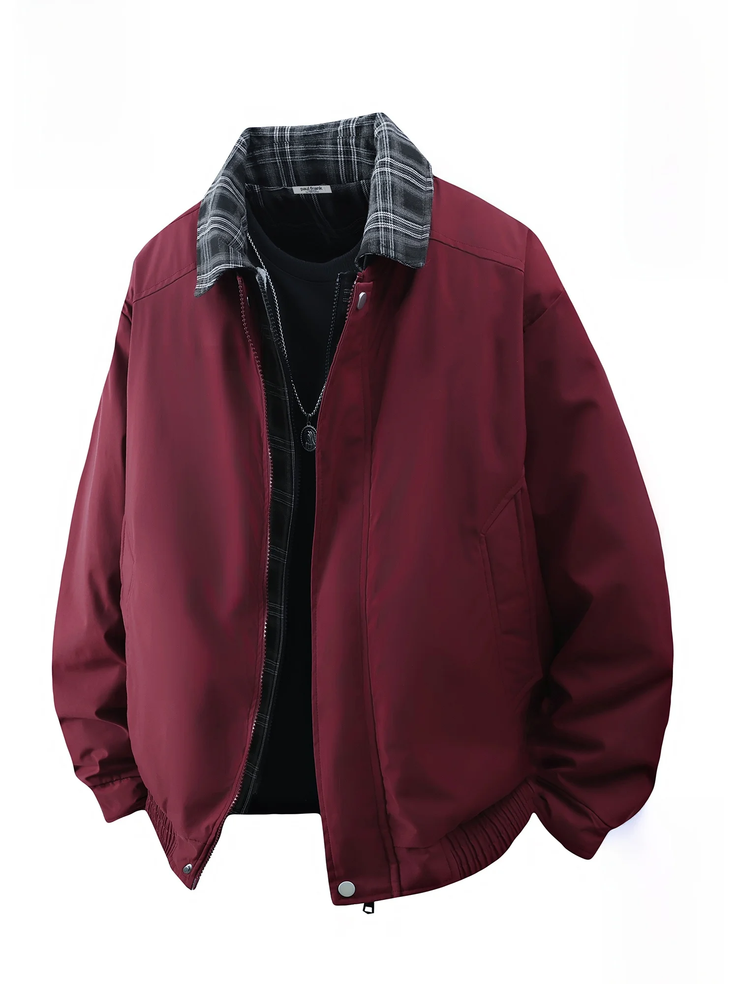 Мужская хлопковая куртка Paul Frank с клетчатым воротником, зимняя теплая и износостойкая верхняя одежда с контрастным дизайном и изображением обезьяны с большим ртом
Мужская хлопковая куртка Paul Frank с клетчатым воротником, зимняя теплая и износостойкая верхняя одежда с контрастным дизайном и изображением обезьяны с большим ртом