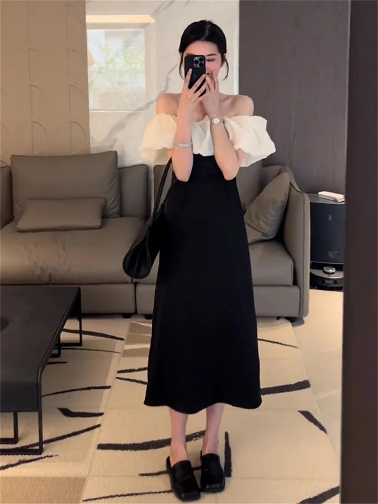 Retro Design One oulder Birthday Par Dr Holiday Wear A-Line Skirt Long Sve Pure Color Korean Sle Women's Dr
Retro Design One oulder Birthday Par Dr Holiday Wear A-Line Skirt Long Sve Pure Color Korean Sle Women's Dr