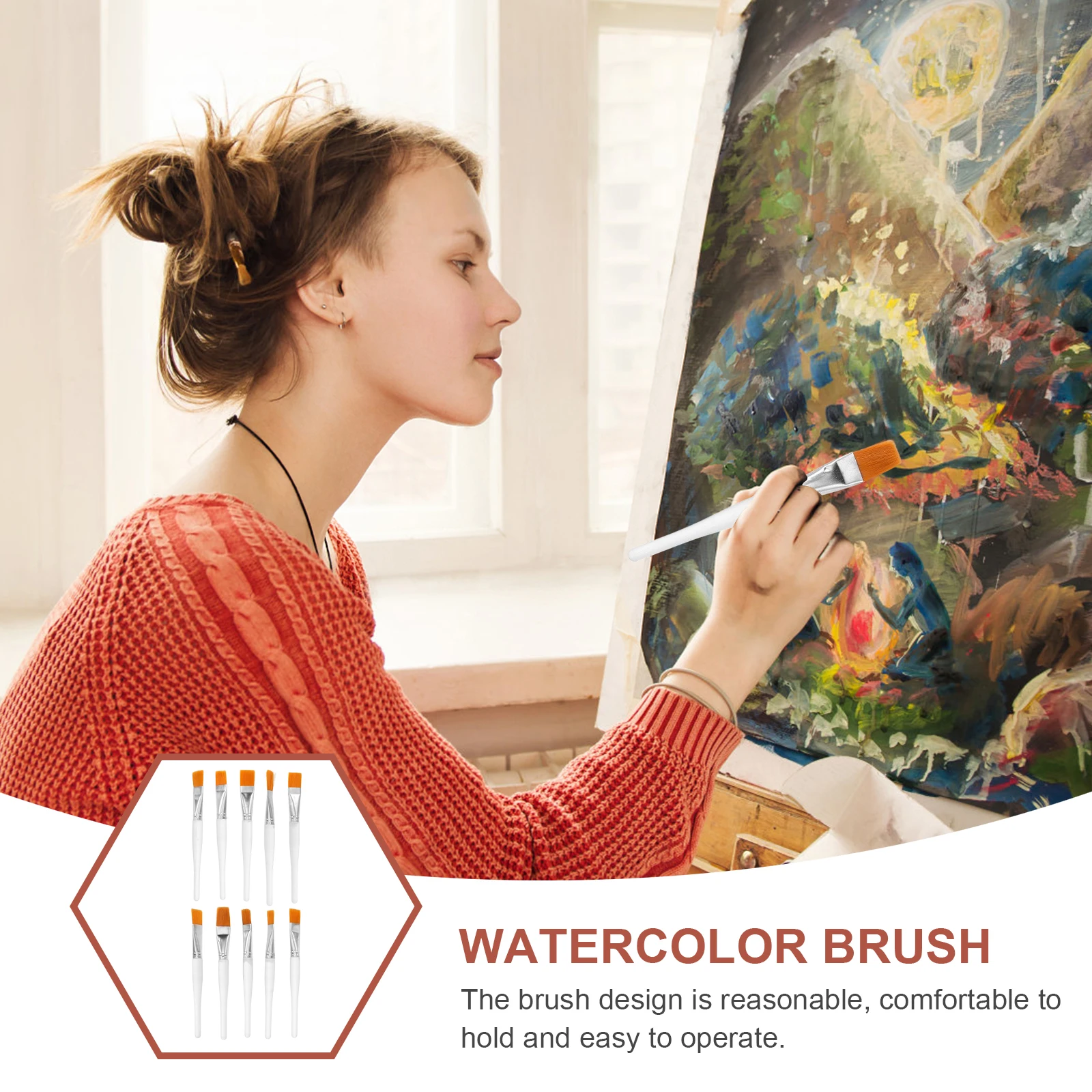 10 Pcs Sand Painting Brush Oil Water Drawing Pen Makeup Tools Accessories 
10 Pcs Sand Painting Brush Oil Water Drawing Pen Makeup Tools Accessories