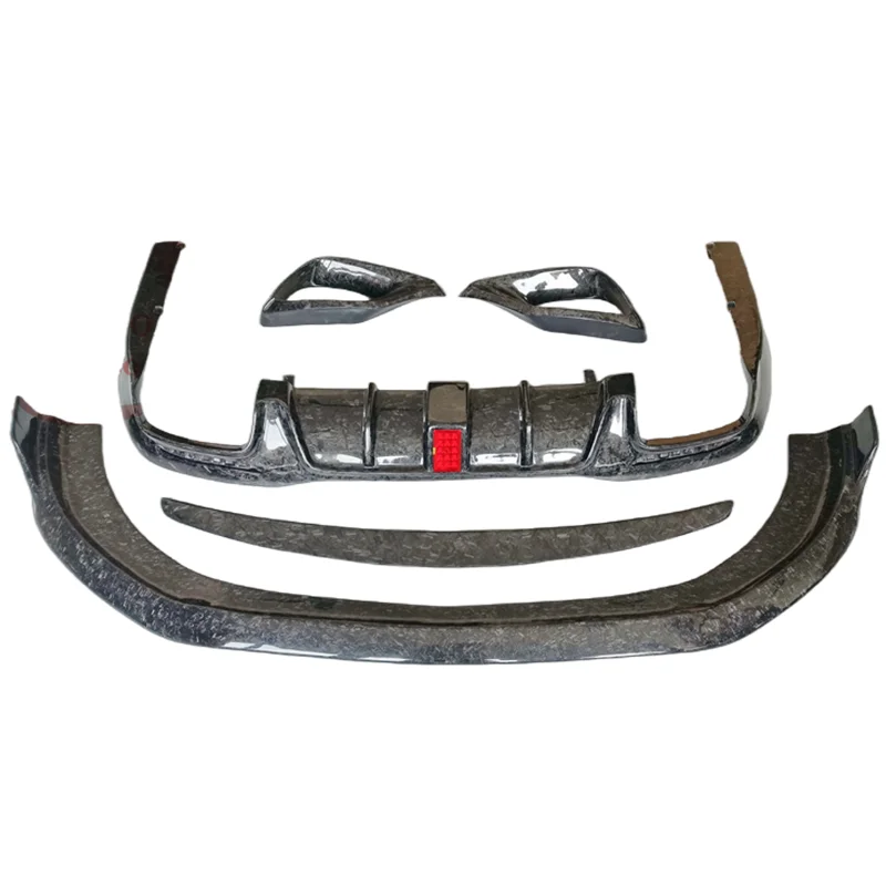 B style Forged carbon fiber front lip front bumper vent rear diffuser rear spoiler for S-Class W222 2018-2019
B style Forged carbon fiber front lip front bumper vent rear diffuser rear spoiler for S-Class W222 2018-2019