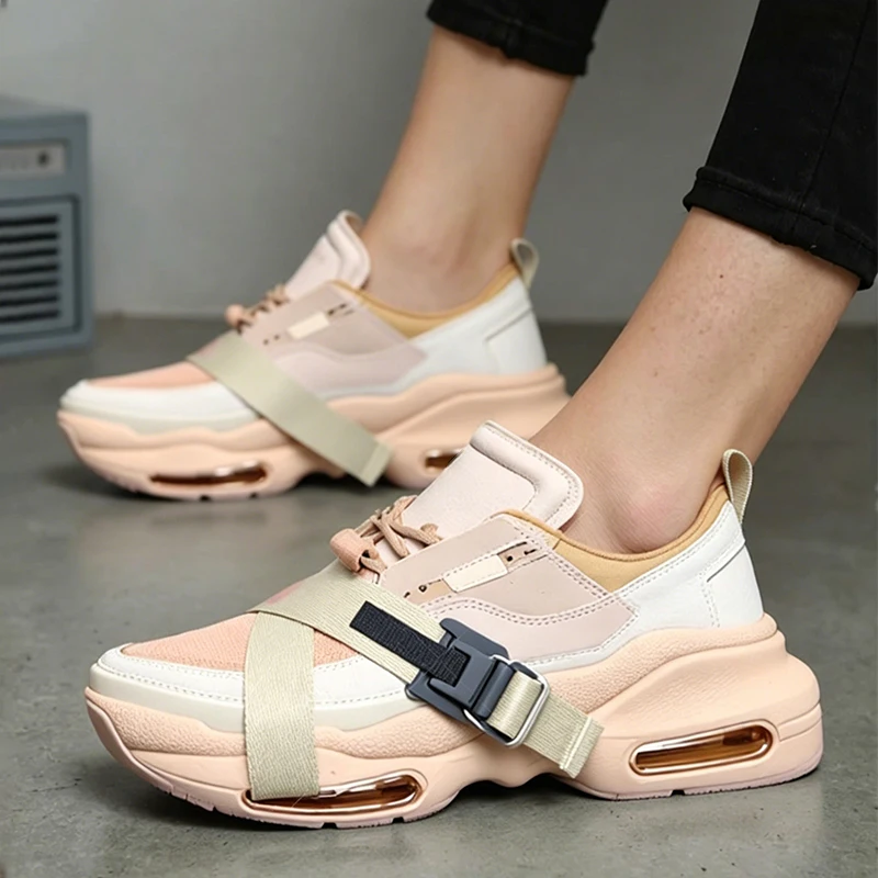 Women Men New Platform Sneakers Cross-Tied Men Casual Shoes Walking Sports Loafers Patchwork Running Shoes Big
Women Men New Platform Sneakers Cross-Tied Men Casual Shoes Walking Sports Loafers Patchwork Running Shoes Big