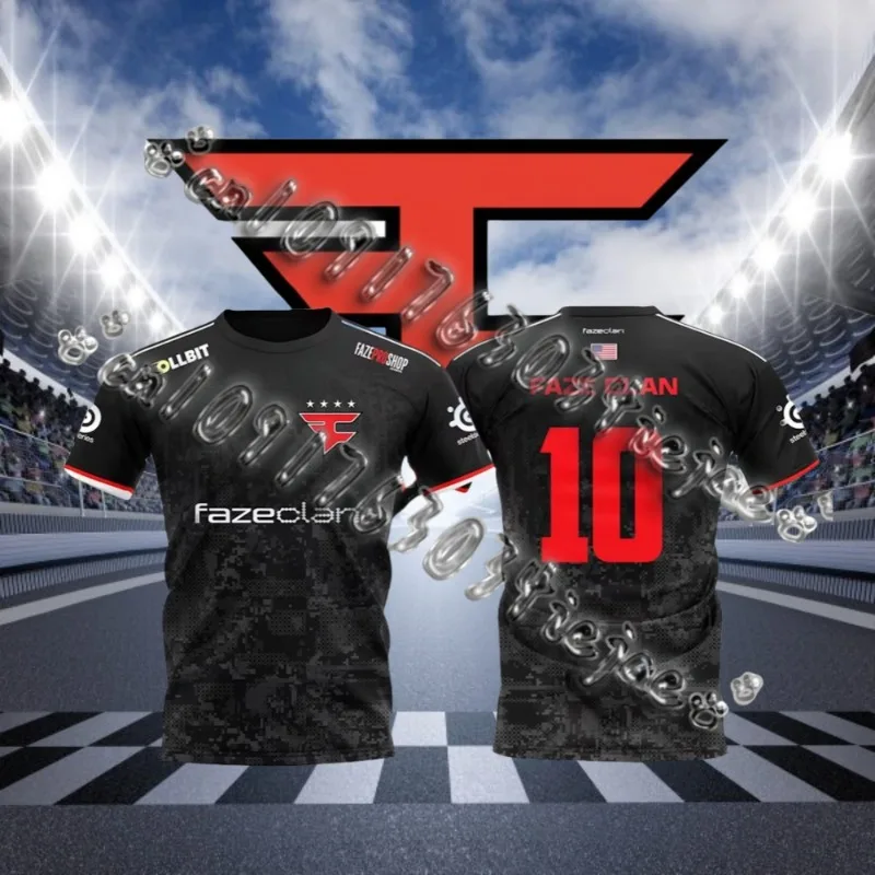 2025 Faze Esports Club Uniform CSGO Pro League Training Jersey S1mple Мужская дышащая спортивная футболка с короткими рукавами и круглым вырезом
2025 Faze Esports Club Uniform CSGO Pro League Training Jersey S1mple Мужская дышащая спортивная футболка с короткими рукавами и круглым вырезом