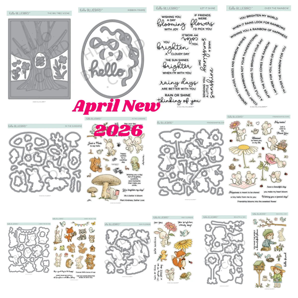 hello BLUEBIRD April Showers Friendship Blooms Stamps and Cutting Dies DIY Scrapbooking Decorative Embossing Paper Card Crafts
hello BLUEBIRD April Showers Friendship Blooms Stamps and Cutting Dies DIY Scrapbooking Decorative Embossing Paper Card Crafts