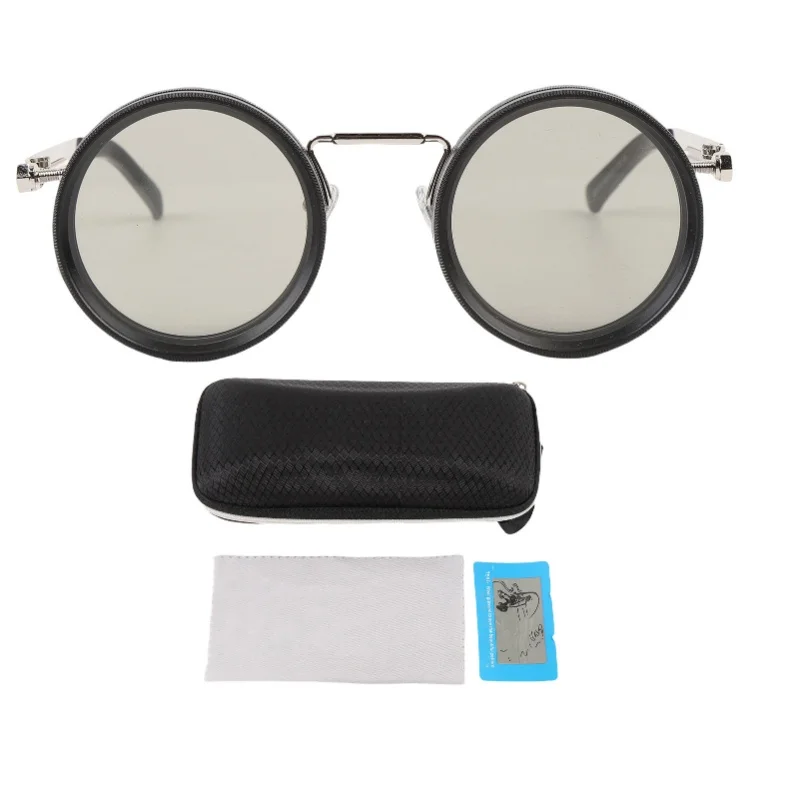 Polarized Sunglasses 49MM Lens ND2-400 Filter Round Glasses For Fishing And Sports Adjustable Tint
Polarized Sunglasses 49MM Lens ND2-400 Filter Round Glasses For Fishing And Sports Adjustable Tint