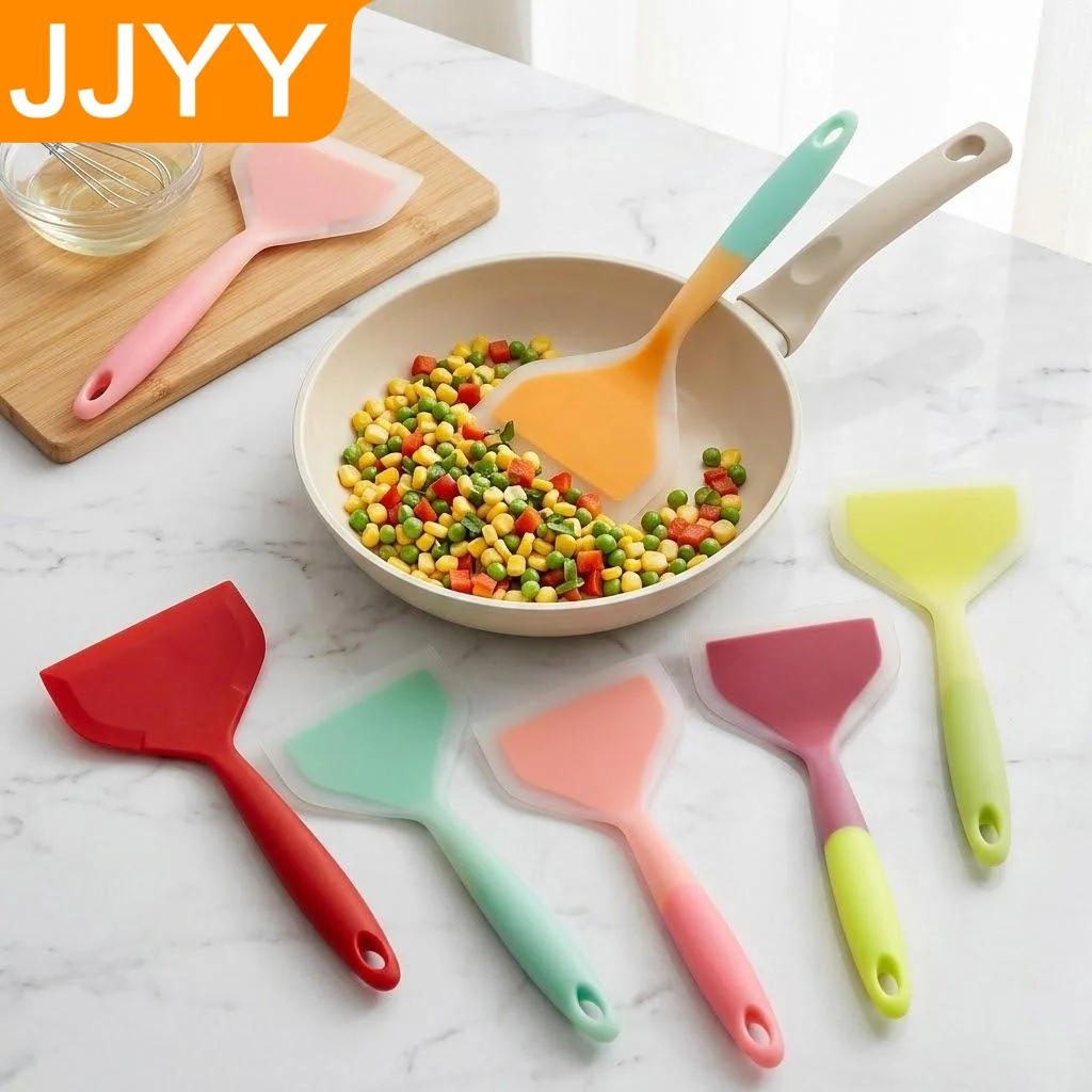 Non-Stick Silicone Spatula Set for Cooking Wide-Mouth Pizza Steak and Burrito Kitchen Tools Heat Resistant Easy to Clean
Non-Stick Silicone Spatula Set for Cooking Wide-Mouth Pizza Steak and Burrito Kitchen Tools Heat Resistant Easy to Clean