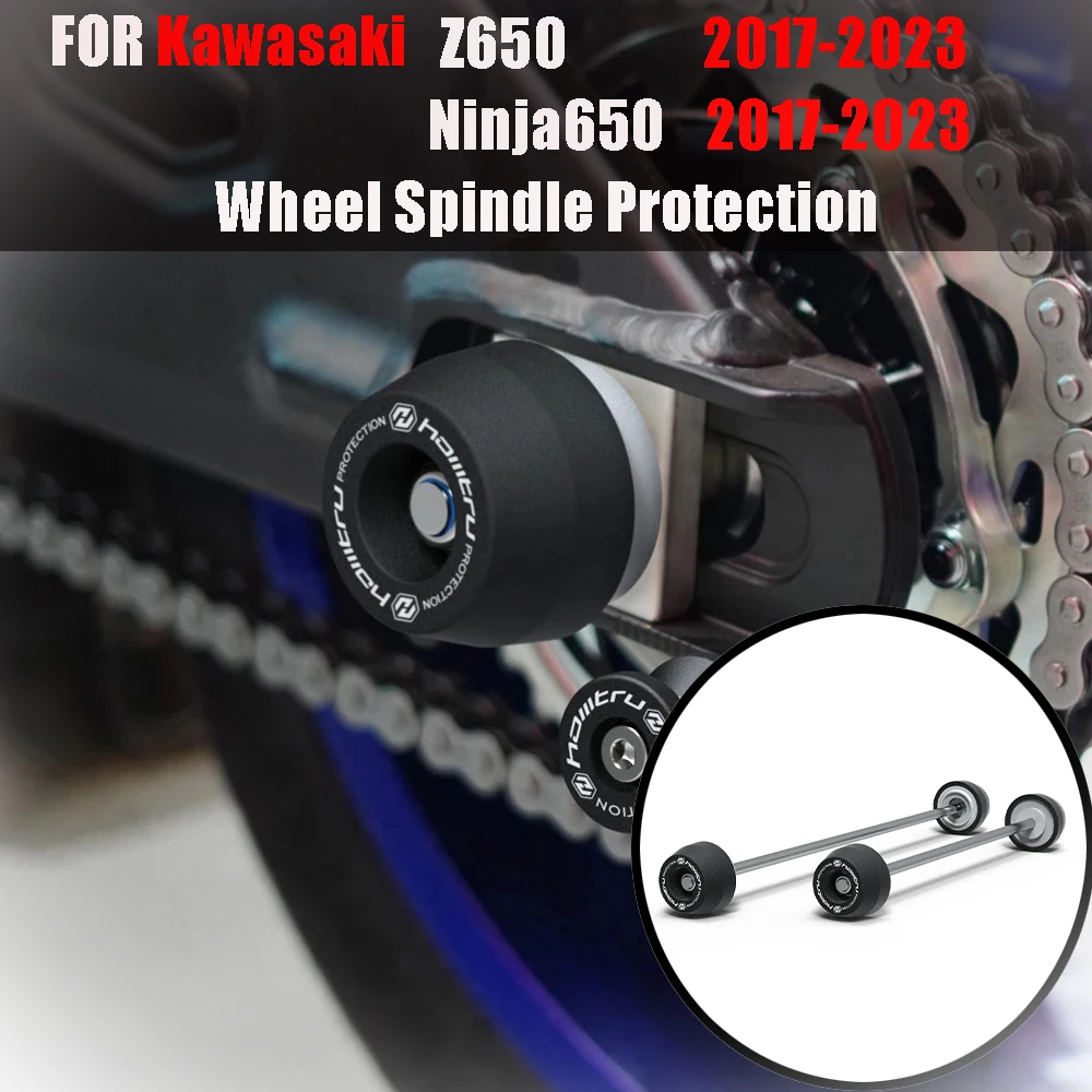 Front Rear wheel Spindle Crash Protection For Kawasaki Z650 Z650RS / Ninja650 Urban Tourer / 2017-2023
Front Rear wheel Spindle Crash Protection For Kawasaki Z650 Z650RS / Ninja650 Urban Tourer / 2017-2023