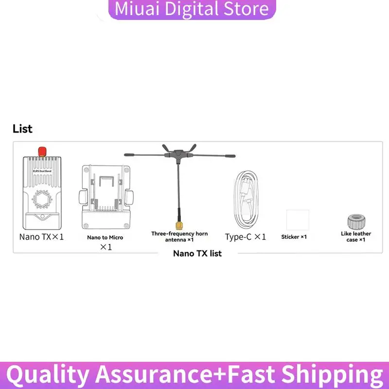 C3 NANO TX 915M/2.4G Dual-Frequency Switching With Nano To Micro-Type Adapter Box For FPV Long Range Drone DIY Part-A74Z
C3 NANO TX 915M/2.4G Dual-Frequency Switching With Nano To Micro-Type Adapter Box For FPV Long Range Drone DIY Part-A74Z