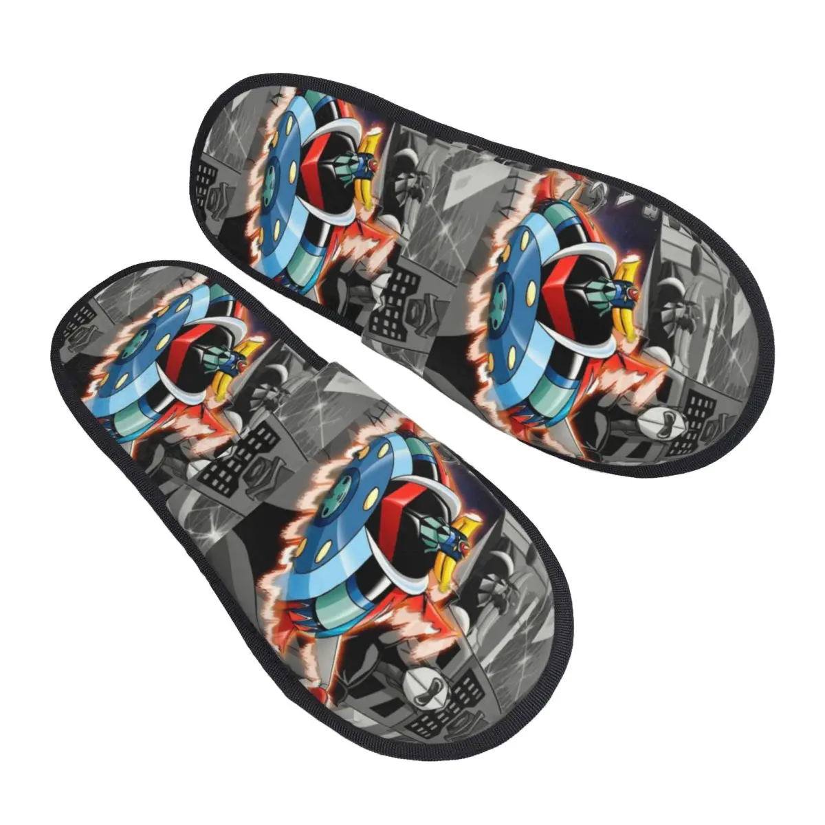 Пользовательские Goldrake Goldorak аниме Mazinger Z уютные тапочки из пены с эффектом памяти, женские тапочки с НЛО-роботом Grendizer, домашняя обувь для отеля
Пользовательские Goldrake Goldorak аниме Mazinger Z уютные тапочки из пены с эффектом памяти, женские тапочки с НЛО-роботом Grendizer, домашняя обувь для отеля