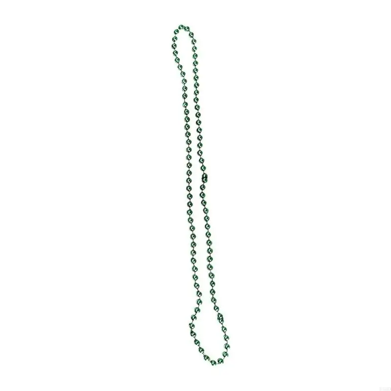 652F Novelty Patricks Day Necklace Festive Green Beads Collection Green Shamrock Pendant Festive Irish Party Accessories
652F Novelty Patricks Day Necklace Festive Green Beads Collection Green Shamrock Pendant Festive Irish Party Accessories