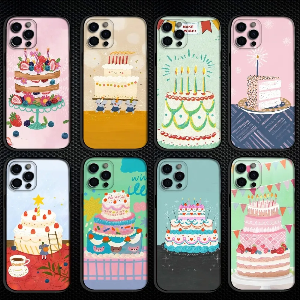 Beautiful cake illustration Phone Case For iPhone 16,15,14,13,12,11 Plus,Pro Max, Soft Silicone Black Cover
Beautiful cake illustration Phone Case For iPhone 16,15,14,13,12,11 Plus,Pro Max, Soft Silicone Black Cover
