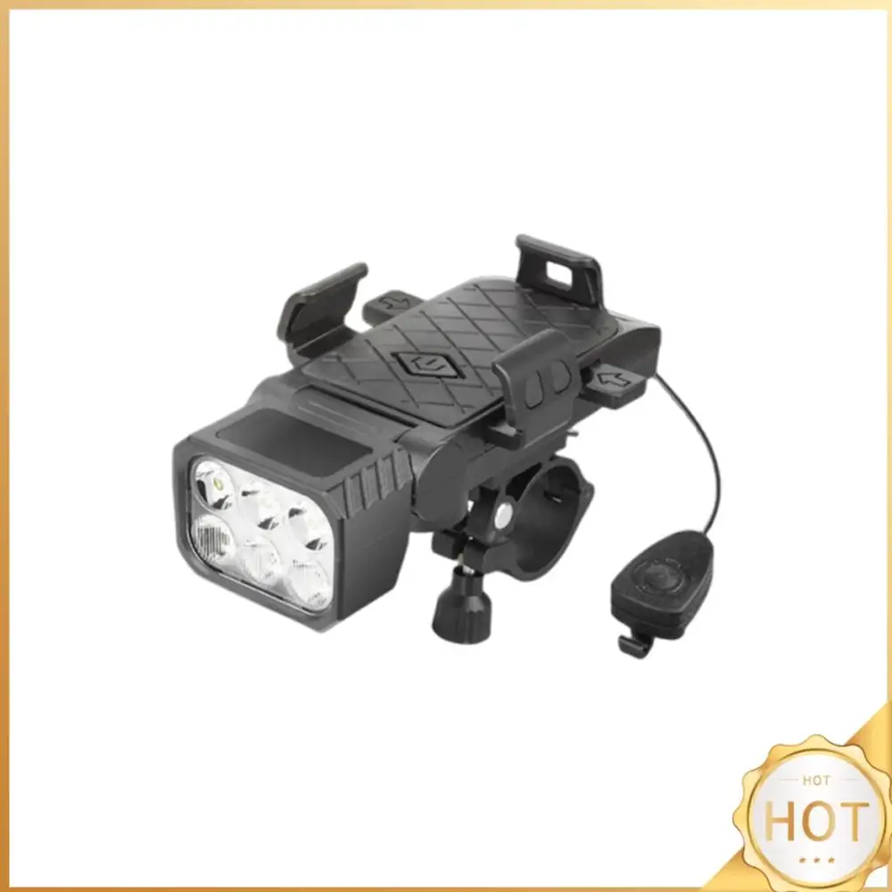 Bicycle Front Light Bike Flashlight with Horn & Phone Holder Bike Safety Lamp Waterproof Bicycle Headlight Cycling Accessories
Bicycle Front Light Bike Flashlight with Horn & Phone Holder Bike Safety Lamp Waterproof Bicycle Headlight Cycling Accessories