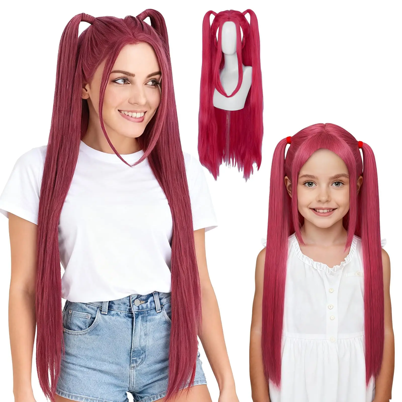 K-Pop Demon Hunters Wigs Pop Singer Purple Pink Plaited Braid Hair Halloween Cosplay Costume Props For Rumi Zoey Mira 
K-Pop Demon Hunters Wigs Pop Singer Purple Pink Plaited Braid Hair Halloween Cosplay Costume Props For Rumi Zoey Mira