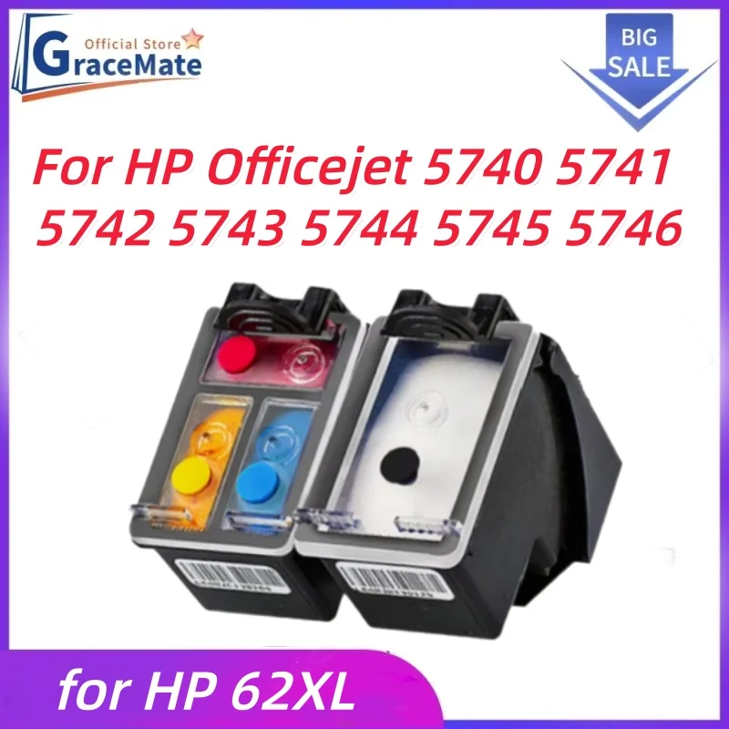 62 чернильных картриджа, совместимых с принтерами HP Envy 5540, 5541, 5542, 5543, 5544, 5545, 5546, 5547, 5548, 5549, 7640, 7643, 7644, 7645
62 чернильных картриджа, совместимых с принтерами HP Envy 5540, 5541, 5542, 5543, 5544, 5545, 5546, 5547, 5548, 5549, 7640, 7643, 7644, 7645