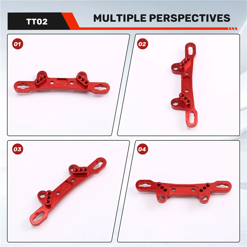 RC Car Upgrade Rear And Rear Shock Absorbers Kit For 1/10 Tamiya TT02 TT-02 RC Car Upgrade Accessories-Y46A
RC Car Upgrade Rear And Rear Shock Absorbers Kit For 1/10 Tamiya TT02 TT-02 RC Car Upgrade Accessories-Y46A