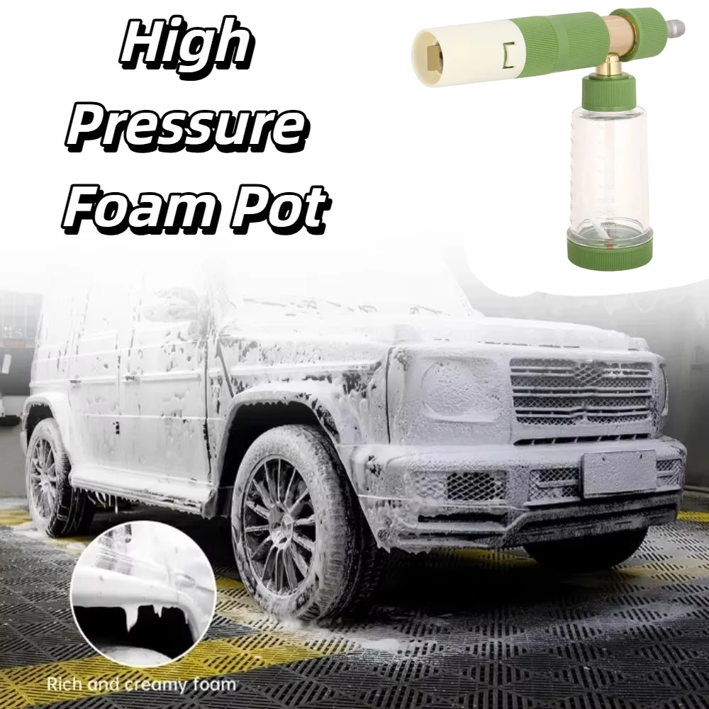 100ml Handheld Snow Foam Sprayer Cannon- 1/4" Quick Connect High Pressure Soap Bottle for Car Washing Multi functional Nozzle
100ml Handheld Snow Foam Sprayer Cannon- 1/4" Quick Connect High Pressure Soap Bottle for Car Washing Multi functional Nozzle