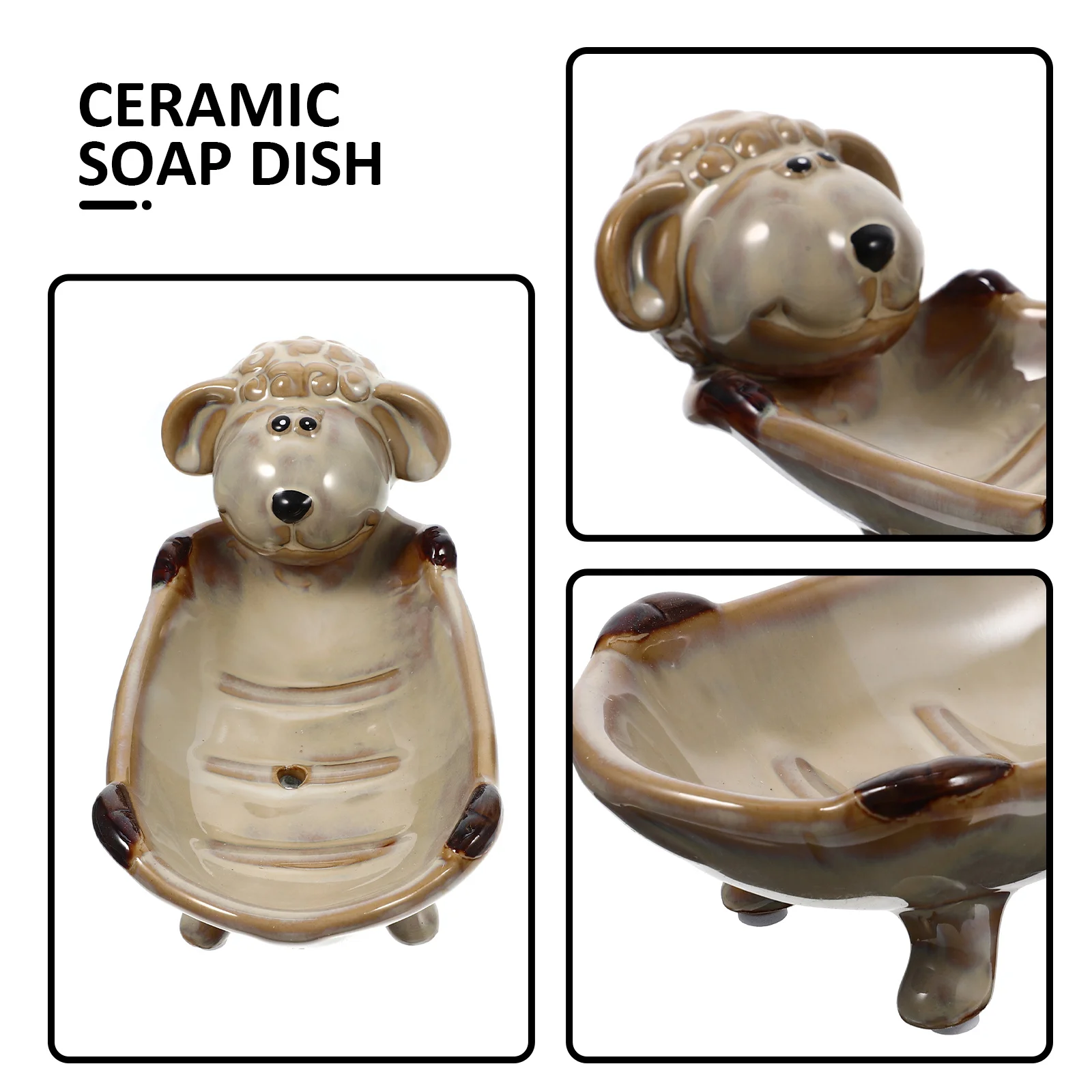 Bathroom Accessories Ceramic Soap Dish Cute Animal Design Soap Box Storage Holder Decorative Bathroom Accessories 
Bathroom Accessories Ceramic Soap Dish Cute Animal Design Soap Box Storage Holder Decorative Bathroom Accessories