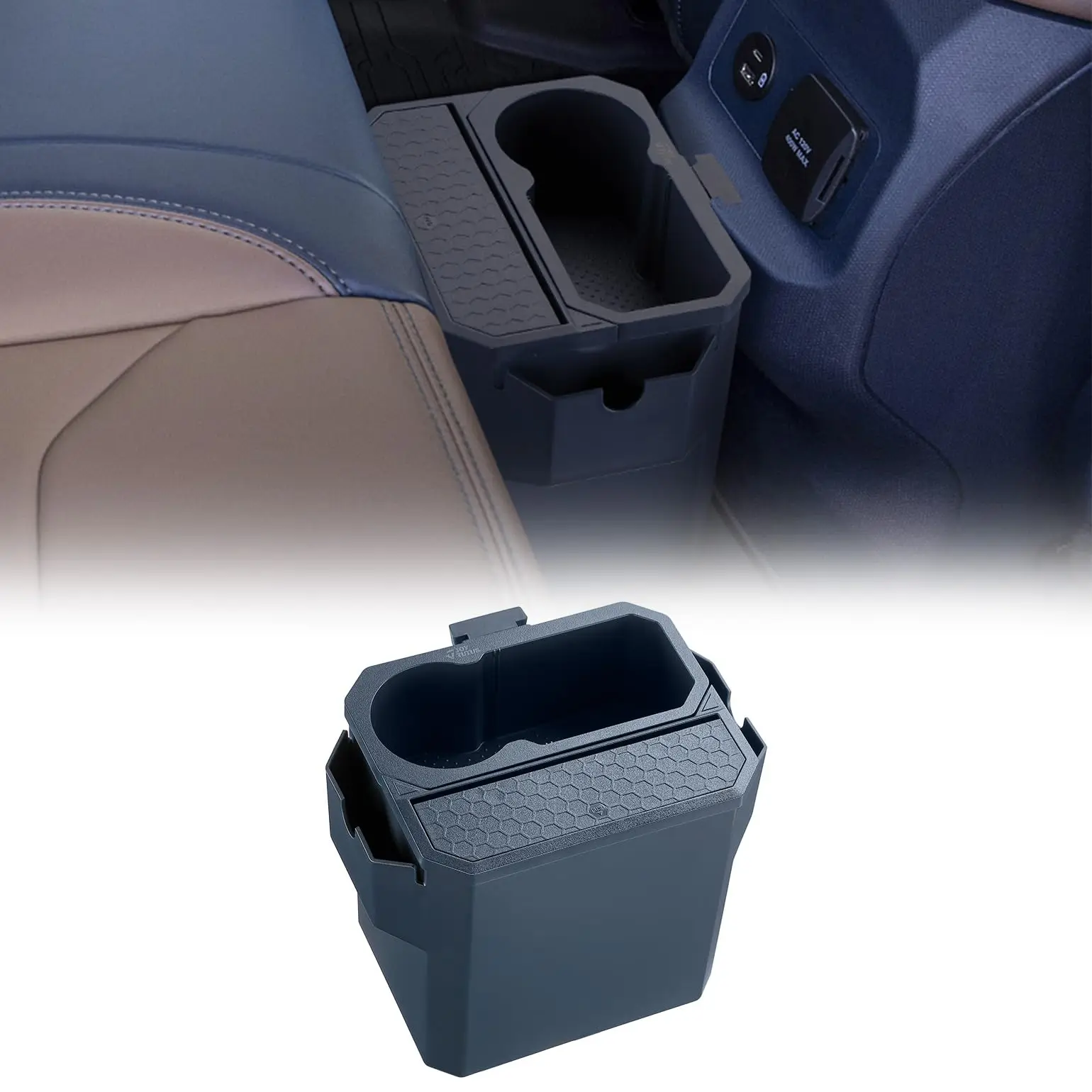 Multi-Functional Car Rear Seat Organizer With Integrated Cup Holder And Trash Compartment For Ford Maverick 2022–2026
Multi-Functional Car Rear Seat Organizer With Integrated Cup Holder And Trash Compartment For Ford Maverick 2022–2026