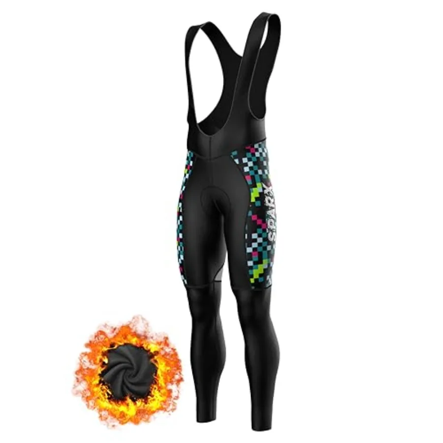 Sparx Men Winter Cycling Thermal Roubaix Bib Tights Padded Bib Pants High Viz Bike Leggings
Sparx Men Winter Cycling Thermal Roubaix Bib Tights Padded Bib Pants High Viz Bike Leggings