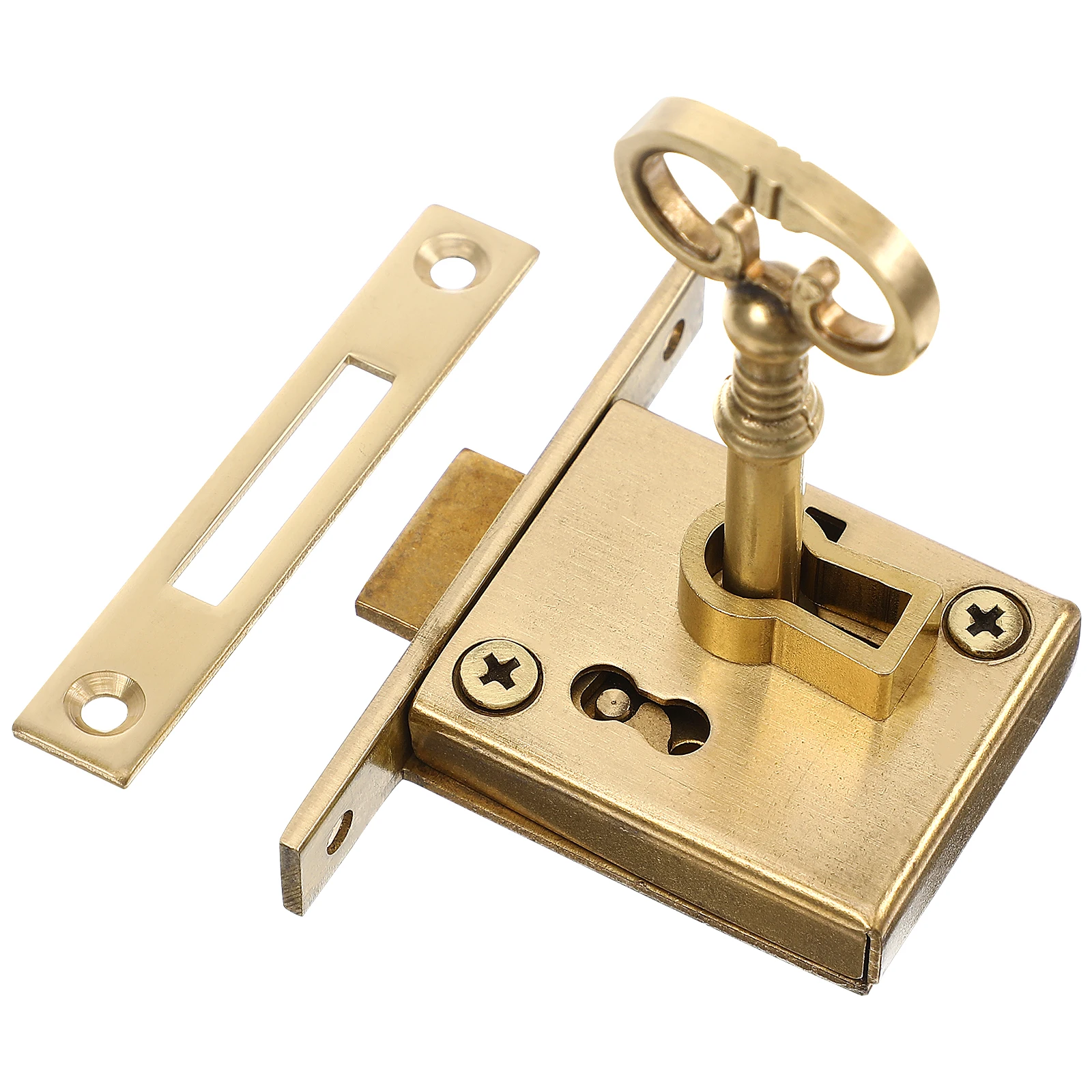 Copper Drawer Pure Copper Furniture Cabinet Mailbox Lock Display Showcase Lock Vintage Hardware Medium Simple
Copper Drawer Pure Copper Furniture Cabinet Mailbox Lock Display Showcase Lock Vintage Hardware Medium Simple