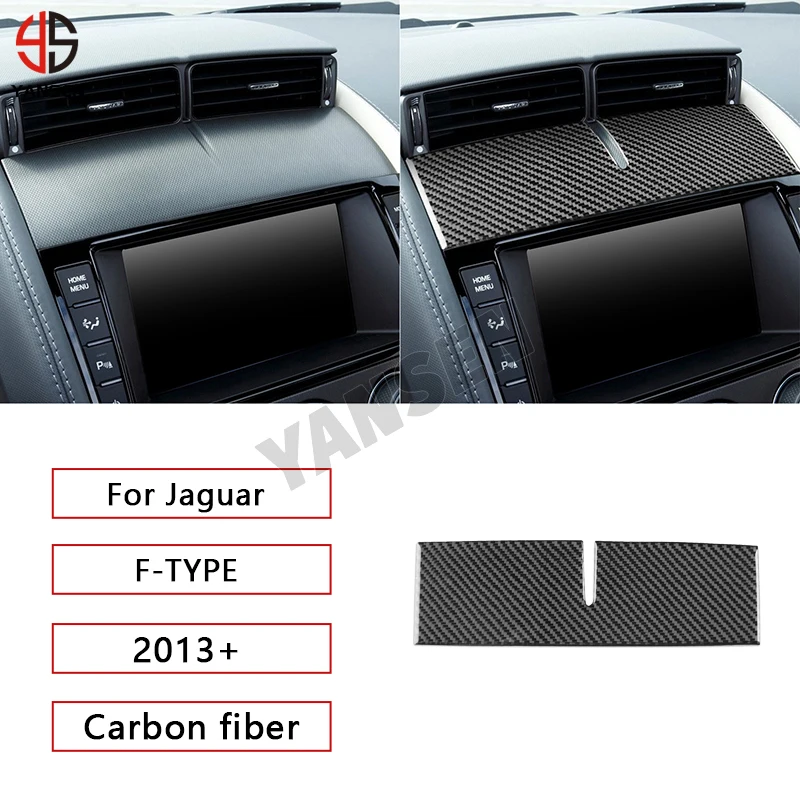 Car Center Navigation Screen Upper Panel Carbon Fiber Sticker For Jaguar F-TYPE 2013-2024 Car Accessories
Car Center Navigation Screen Upper Panel Carbon Fiber Sticker For Jaguar F-TYPE 2013-2024 Car Accessories