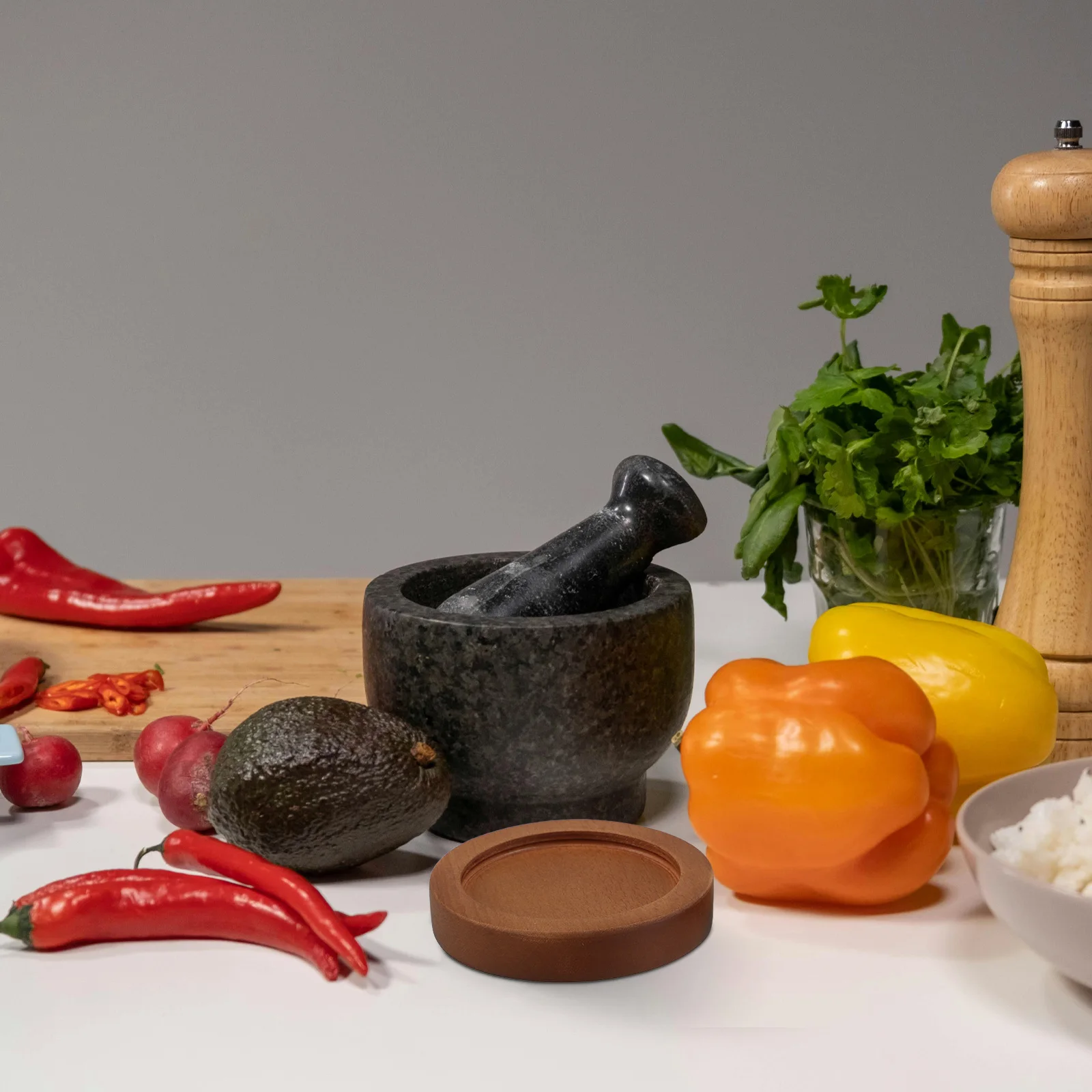 2Pcs Pepper Grinder Stand Wooden Salt Pepper Shaker Tray Nonslip Base Organizer Spice Grinder Holder Kitchen Storage Display
2Pcs Pepper Grinder Stand Wooden Salt Pepper Shaker Tray Nonslip Base Organizer Spice Grinder Holder Kitchen Storage Display