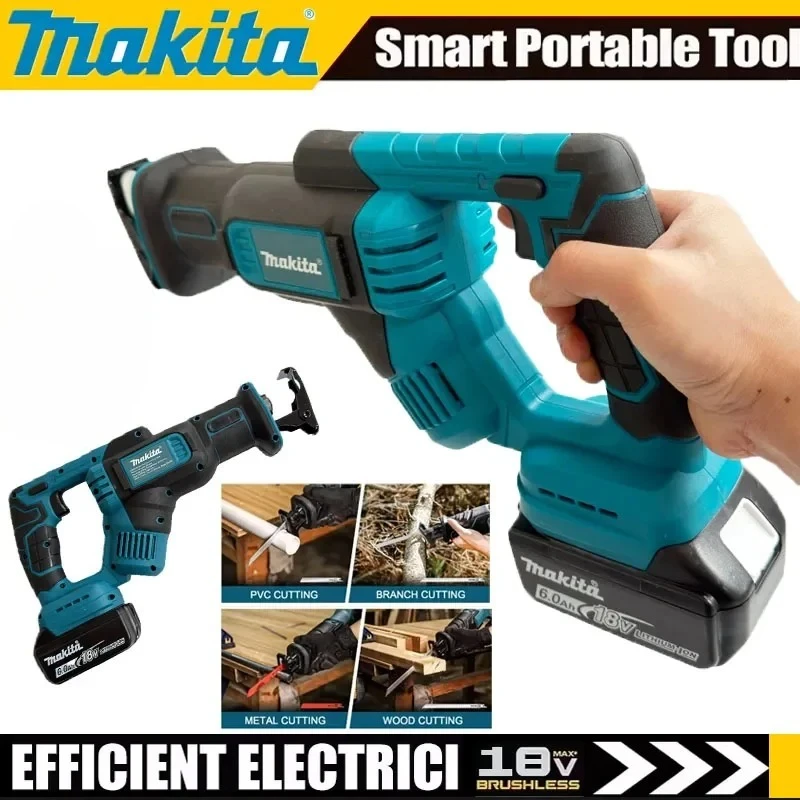 Makita Style Cordless Reciprocating Saw For 18V Battery Portable Power Saw Heavy Duty Wood Metal Cutting Tool (No Battery)
Makita Style Cordless Reciprocating Saw For 18V Battery Portable Power Saw Heavy Duty Wood Metal Cutting Tool (No Battery)