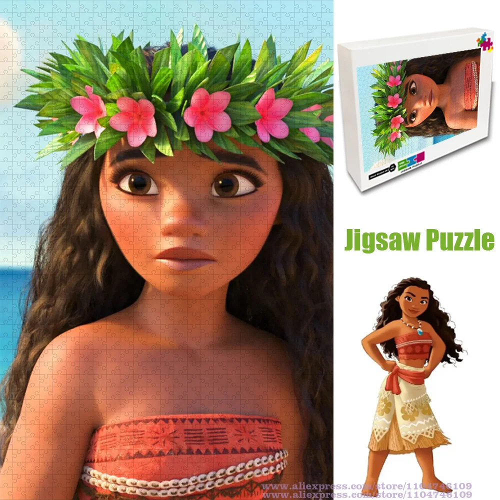 Disney Princess Moana Puzzle Jigsaw Cartoon Anime Diy Puzzles 108/200/300/500/1000/1500Pcs Intelligence Puzzles for Kids
Disney Princess Moana Puzzle Jigsaw Cartoon Anime Diy Puzzles 108/200/300/500/1000/1500Pcs Intelligence Puzzles for Kids