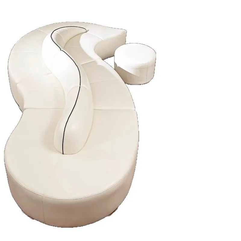 Nordic simple curved sofa special-shaped sales department shopping mall hotel rest area leather sofa reception multi-person sofa
Nordic simple curved sofa special-shaped sales department shopping mall hotel rest area leather sofa reception multi-person sofa