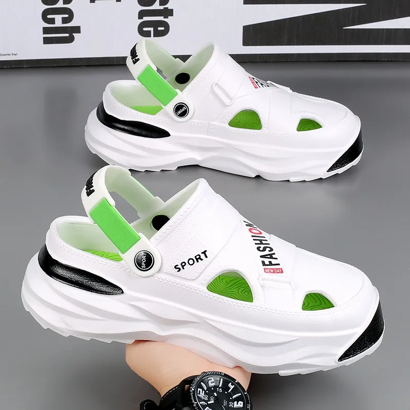 2024 New Hot Men Sandals Fashion Casual Shoes EVA Soft Slippers Outdoor Slides Garden Beach Shoes Thick Soles Sandals For Men
2024 New Hot Men Sandals Fashion Casual Shoes EVA Soft Slippers Outdoor Slides Garden Beach Shoes Thick Soles Sandals For Men