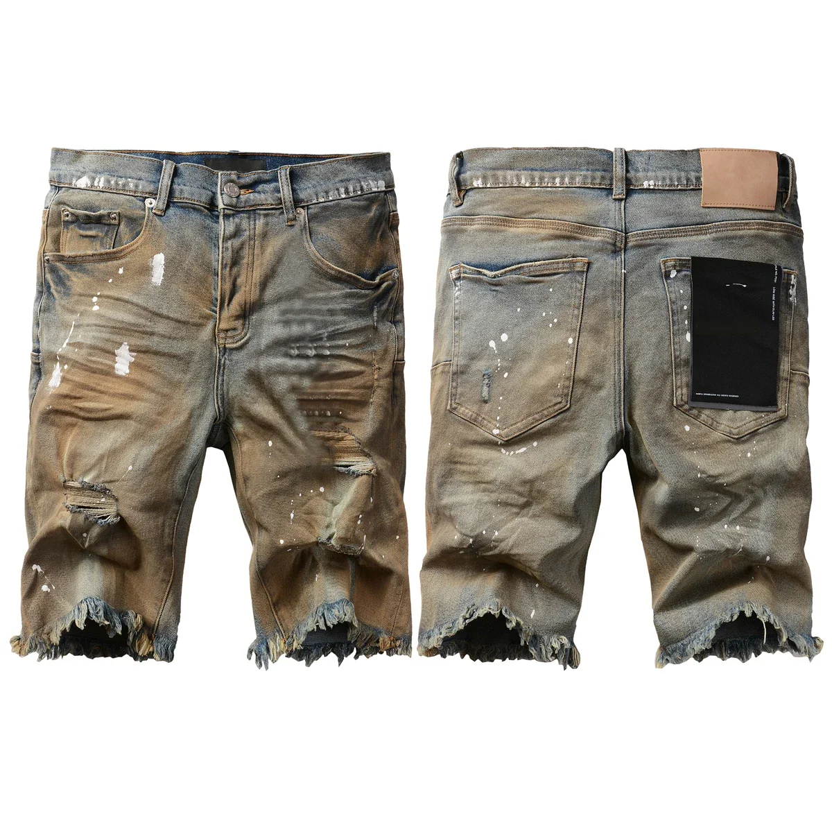 Denim Shorts American Street High Quality Irregular Inkjet Jeans Men Women All-match Pants 5012
Denim Shorts American Street High Quality Irregular Inkjet Jeans Men Women All-match Pants 5012