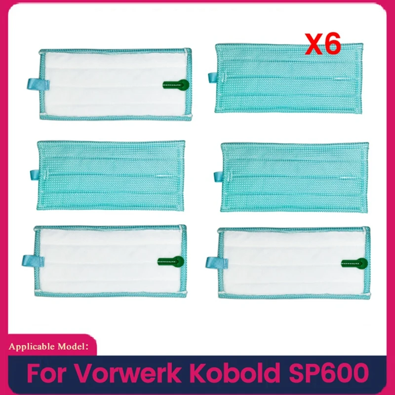 6 шт. подушечки для швабры для пылесоса Vorwerk Kobold SP600, запасные части, моющиеся тряпки для паровой швабры
6 шт. подушечки для швабры для пылесоса Vorwerk Kobold SP600, запасные части, моющиеся тряпки для паровой швабры