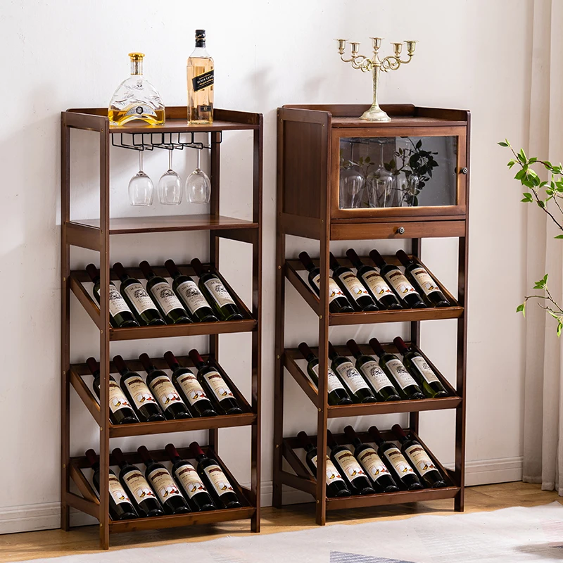 Red wine rack, wine cabinet storage rack, living room home floor standing wine bottle and glass rack, modern and minimalist
Red wine rack, wine cabinet storage rack, living room home floor standing wine bottle and glass rack, modern and minimalist