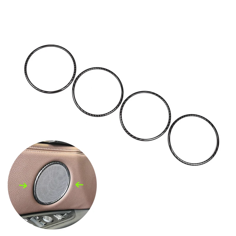For BMW X5 X6 F15 F16 4pcs Car Carbon Fiber Texture Interior Door Audio Speaker Ring Sticker Loudspeaker Cover Protective Trim
For BMW X5 X6 F15 F16 4pcs Car Carbon Fiber Texture Interior Door Audio Speaker Ring Sticker Loudspeaker Cover Protective Trim