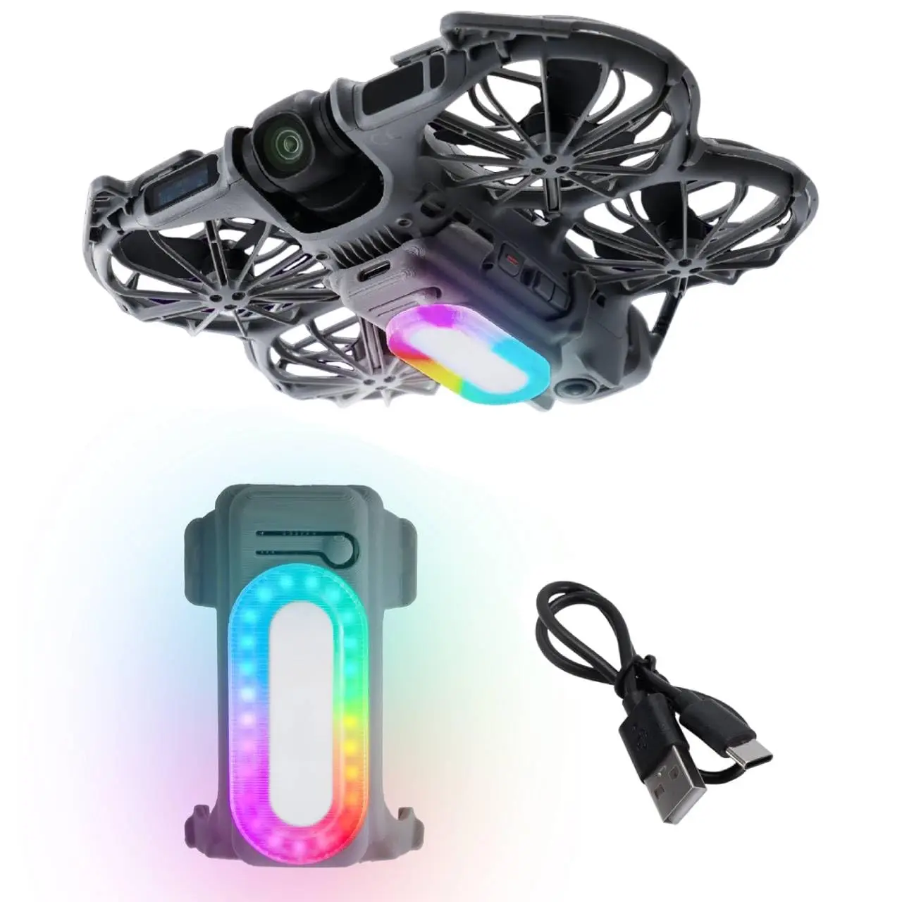Drone Landing Gear for DJI Neo 2 Rechargeable LED Night Flight Spotlight Leg Extender for Gimbal Protection&Aerial Photography
Drone Landing Gear for DJI Neo 2 Rechargeable LED Night Flight Spotlight Leg Extender for Gimbal Protection&Aerial Photography
