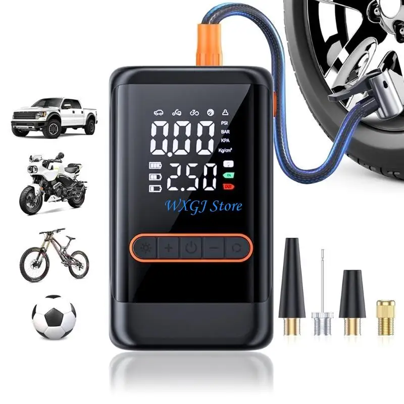 37JE High Efficiency Cordless Air Pumps with Easy Button Operation Versatile Electric Air Compressor for Auto & Bike Tire
37JE High Efficiency Cordless Air Pumps with Easy Button Operation Versatile Electric Air Compressor for Auto & Bike Tire