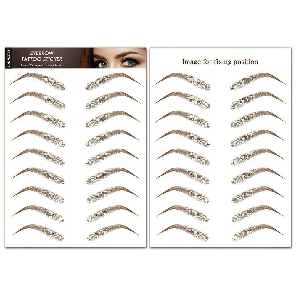 Makeup Tools Temporary Tattoos Eyebrow Stickers Simulation Eye Brow Water Transfers Decals 6D Eyebrow Tattoos Stickers
Makeup Tools Temporary Tattoos Eyebrow Stickers Simulation Eye Brow Water Transfers Decals 6D Eyebrow Tattoos Stickers