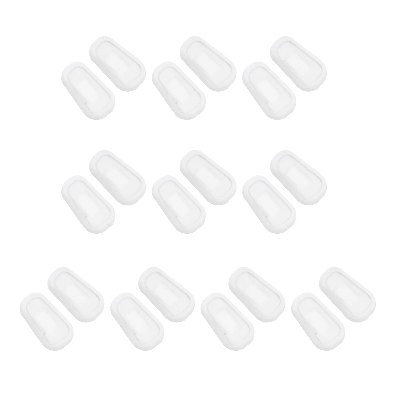 10Pairs Eyeglasses Nose Cushions Silicone Soft Anti-Skid Pads for Plastic Frames Optical Glasses Comfortable Wear No Pain Marks
10Pairs Eyeglasses Nose Cushions Silicone Soft Anti-Skid Pads for Plastic Frames Optical Glasses Comfortable Wear No Pain Marks