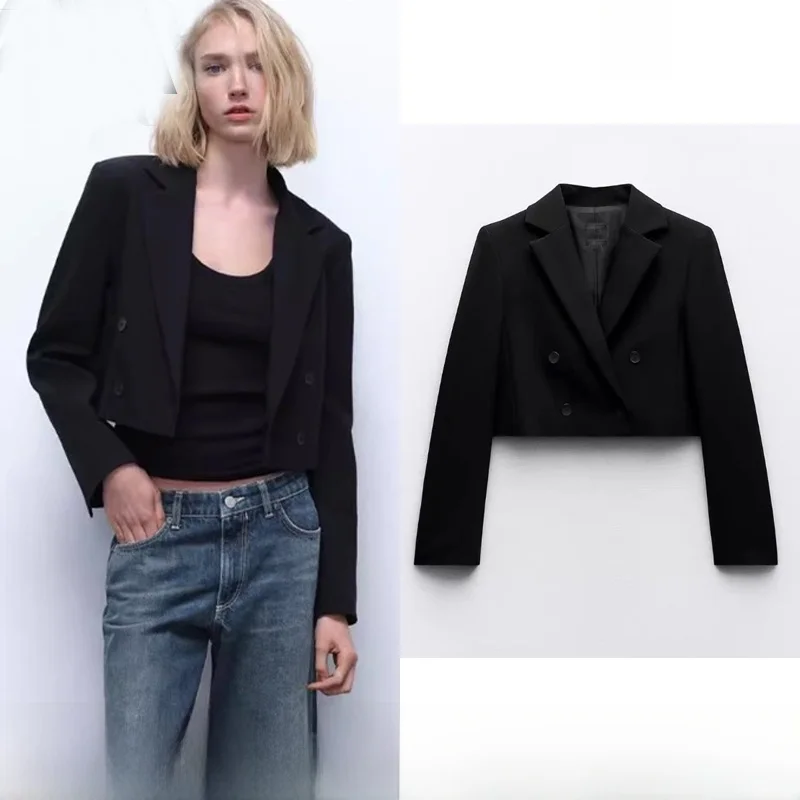 Spring 2024 Women's Short Casual Suit Jacket New Arrival Versatile Long Sleeve Daily Wear Pure Color Fashion Ladies' Coat
Spring 2024 Women's Short Casual Suit Jacket New Arrival Versatile Long Sleeve Daily Wear Pure Color Fashion Ladies' Coat