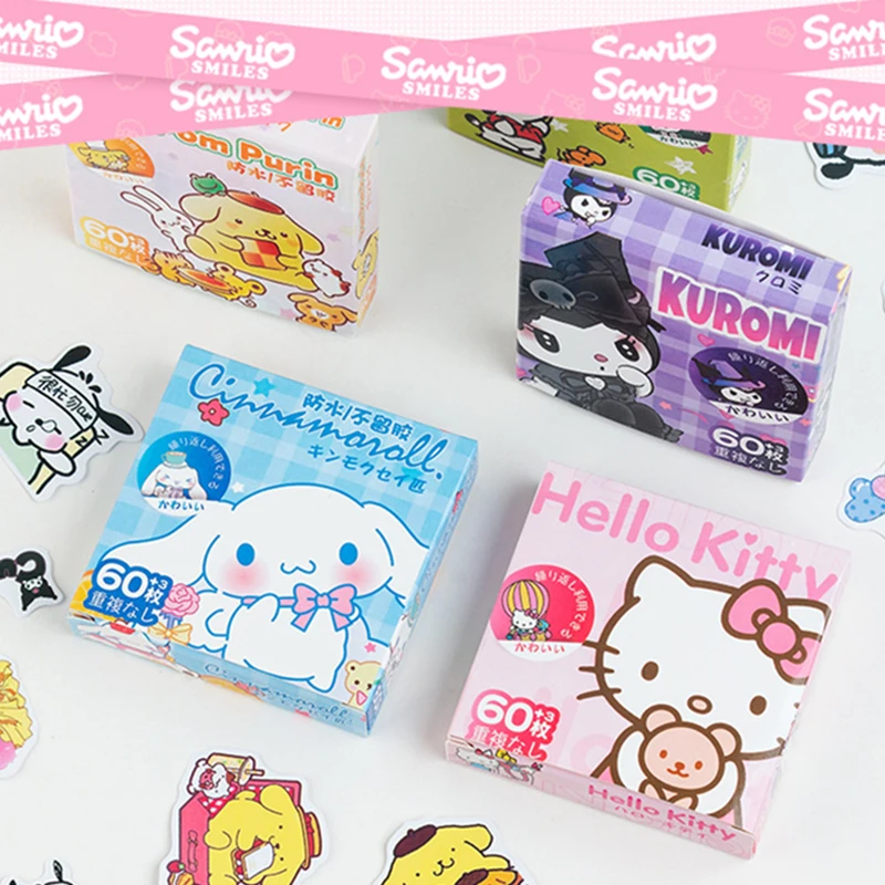 60 шт. Sanrio стикер Kuromi Hello Kitty Милая Мелодия Guka Kawaii ручная учетная запись декоративные водонепроницаемые Стикеры для девочек Подарки
60 шт. Sanrio стикер Kuromi Hello Kitty Милая Мелодия Guka Kawaii ручная учетная запись декоративные водонепроницаемые Стикеры для девочек Подарки