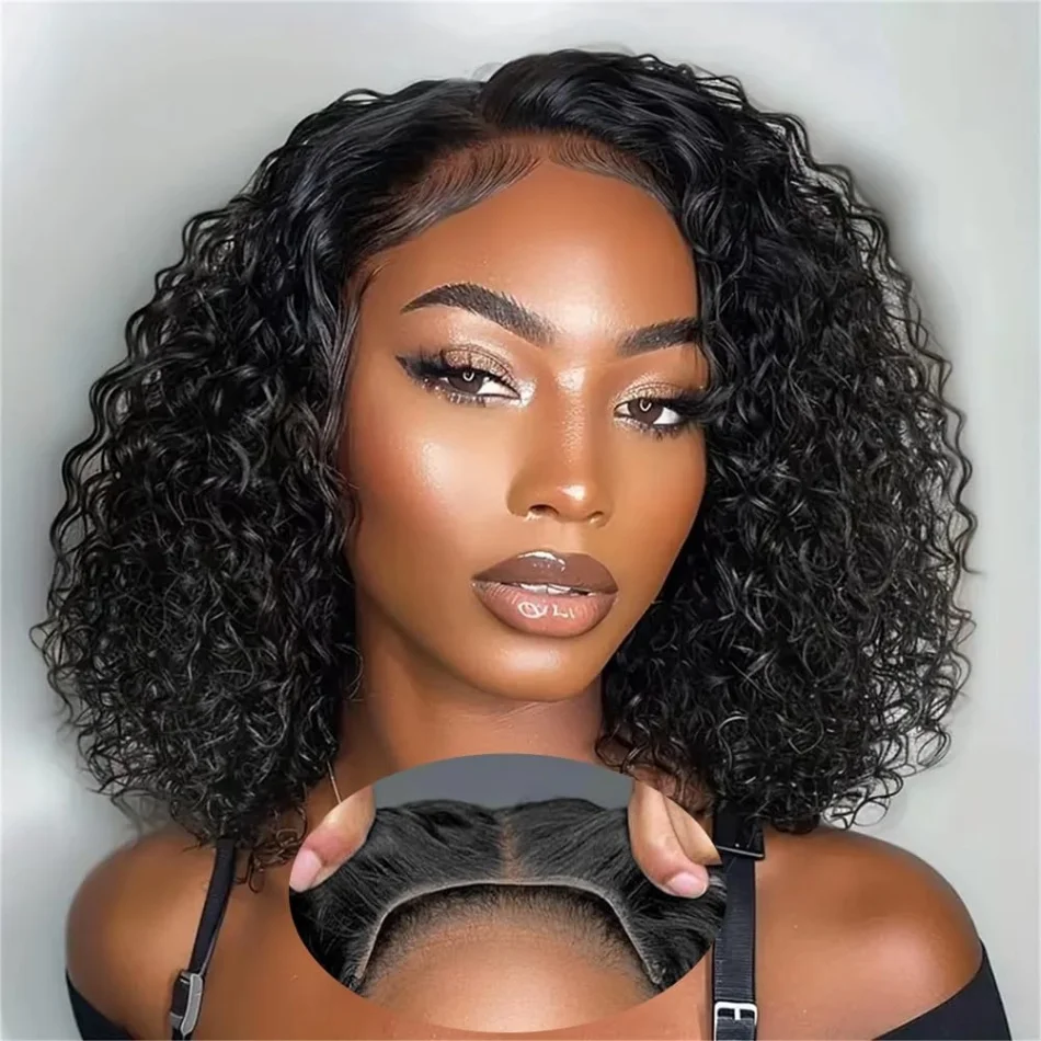 Ready To Wear 4x4 5x5 Curly Bob Wig Human Hair Glueless Short Bob Wig Deep Wave No Lace Front Bob Wigs Human Hair 8 10 Inch
Ready To Wear 4x4 5x5 Curly Bob Wig Human Hair Glueless Short Bob Wig Deep Wave No Lace Front Bob Wigs Human Hair 8 10 Inch