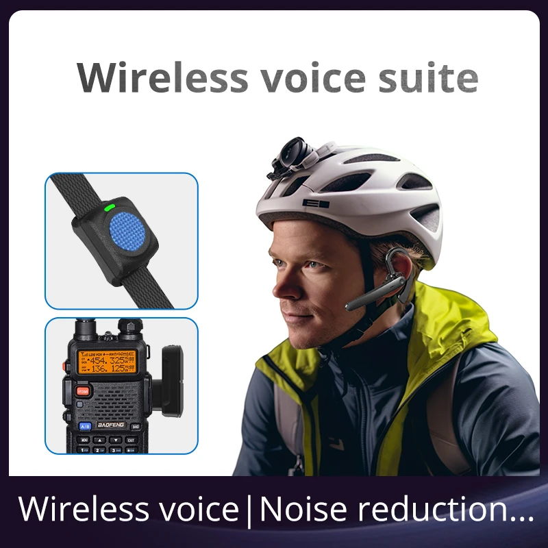 Walkie talkie wireless voice suite write frequency and hanging ears headphones and wearable PTT for UV-5R UV-82 BF-888S A36plus
Walkie talkie wireless voice suite write frequency and hanging ears headphones and wearable PTT for UV-5R UV-82 BF-888S A36plus