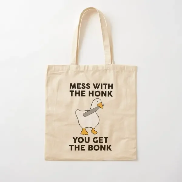 Mess With The Honk You Get The Bonk Funn Canvas Bag Reusable Grocery Fashion Shoulder Bag Women Designer Foldable Fabric
Mess With The Honk You Get The Bonk Funn Canvas Bag Reusable Grocery Fashion Shoulder Bag Women Designer Foldable Fabric
